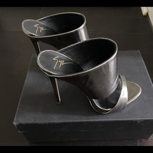 Giuseppe Zanotti slip on heels. Very comfortable and supportive.